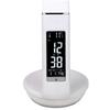 ZEPEAL Светодиодный напольный светильник с цифровым дисплеем Совместим с беспроводной зарядкой смартфона зарядка Белый (Ци)/USB DQL-H2009-WH
