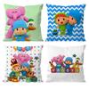 Чехол на подушку B-Boy-Girl-Pocoyo с принтом Наволочка для подушки для гостиной, дивана и декора спальни