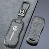 Zinc alloy e Leather Car Remote Key Cover Case Shell For Nissan PATHFINDER X-TRAIL TIIDA VERSA 350Z MURANO Armada XTERRA FRONTIER