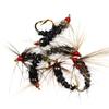 Bimoo 6PCS #12 Tungsten Bead Head Nymph Fly Rainbow Trout Fly Fishing