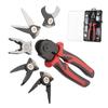 5 In 1 Wire Stripper Tools Set Combination Interchangeable Pliers Kit Wire Stripper Wire Crimper Linesman Pliers Cable Cutter