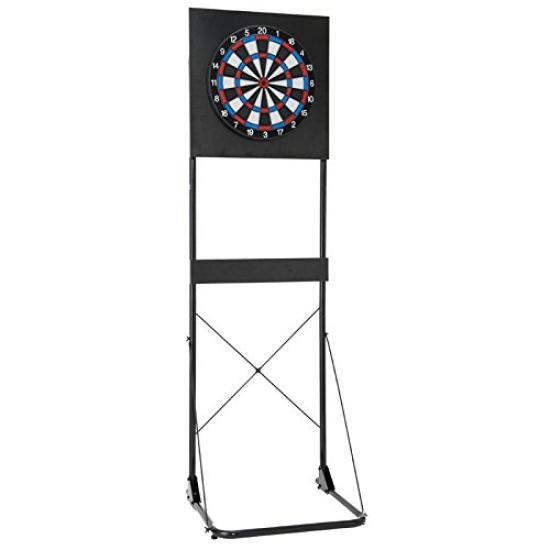 DARTSLIVE Home Dartboard Set Artemis Folding Stand DL3 Darts Mat with Throw Mat & D.craft & Flame-Retardant