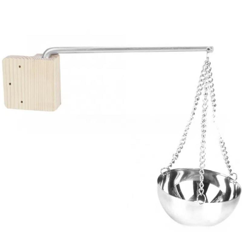 Чаша для сауны из нержавеющей стали, ароматерапевтическая чаша, контейнер для эфирных масел, аксессуары для сауны, простая в использовании, долговечная