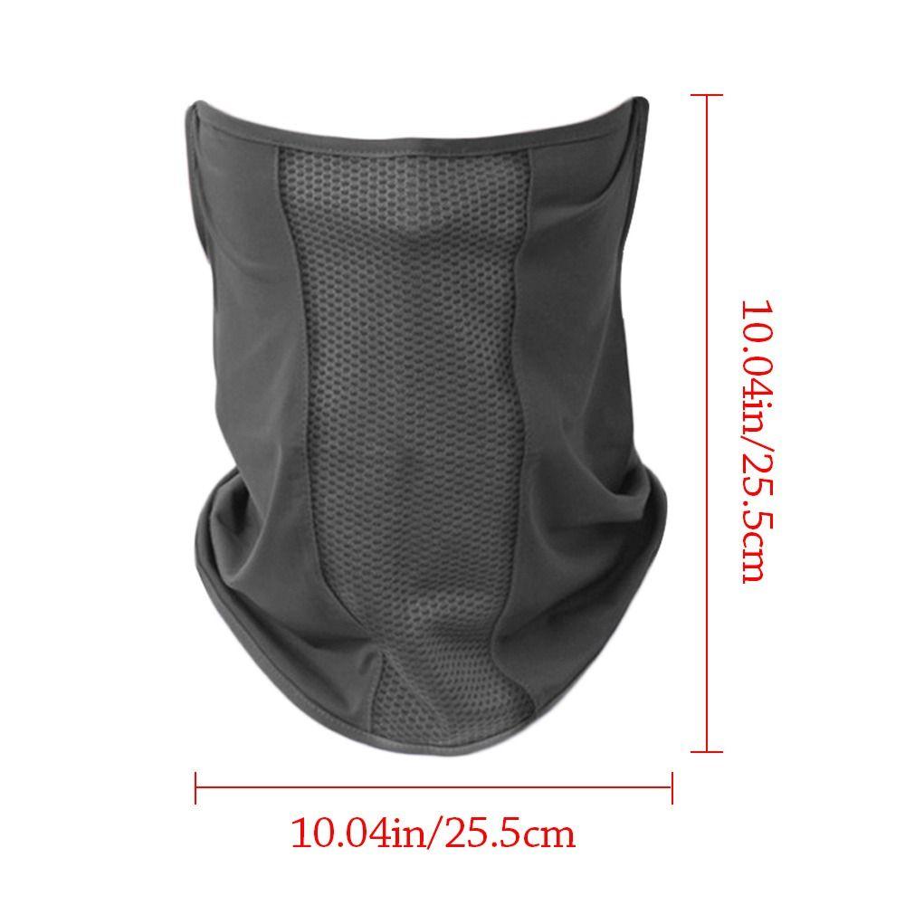 Sun Protection Sunscreen Face Scarf Mesh Neck Wrap Cover Breathable Neck Gaiter Scarf Hiking