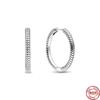New 925 Sterling Silver Ear Stude & Earrings Moments Charm Hoop Earrings for Women Jewelry Genuine Gifts