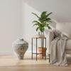 Ceramic Floor Vase Artisanal with Textured Surface Sculptural for Entryway