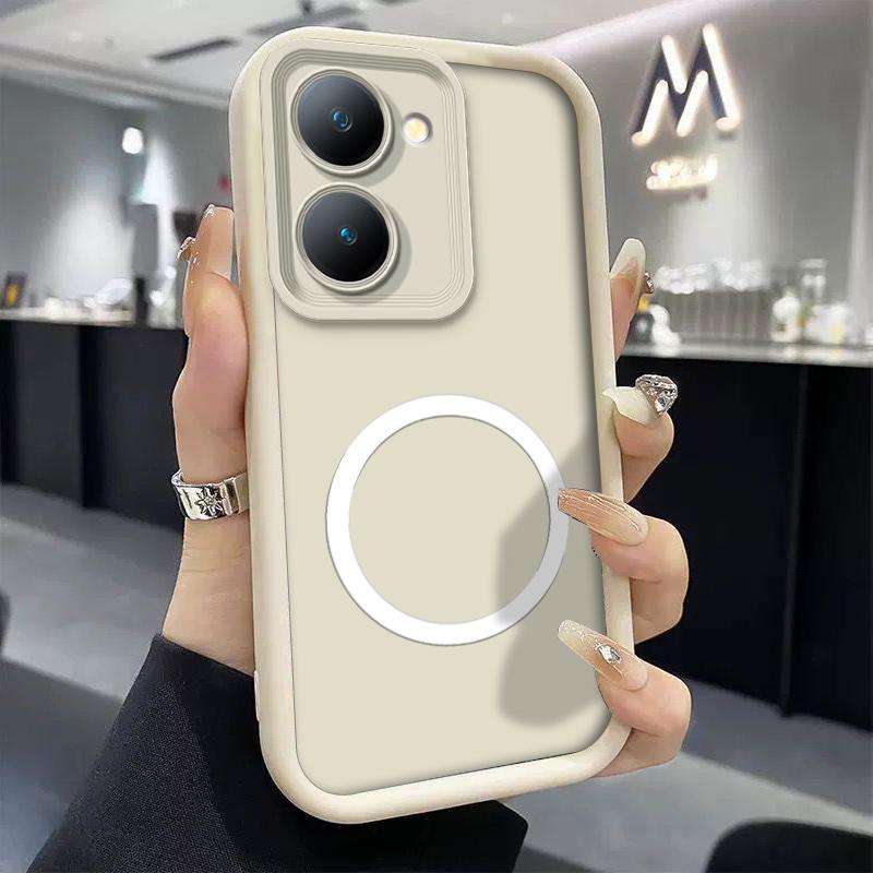 Чехол для телефона Vivo Y27 Y28 Y36 Y28S Y28E Y35 Plus Y36i Y36C Y37 Y55T Y78M Y77T Мягкий силиконовый чехол Coque с магнитной наклейкой