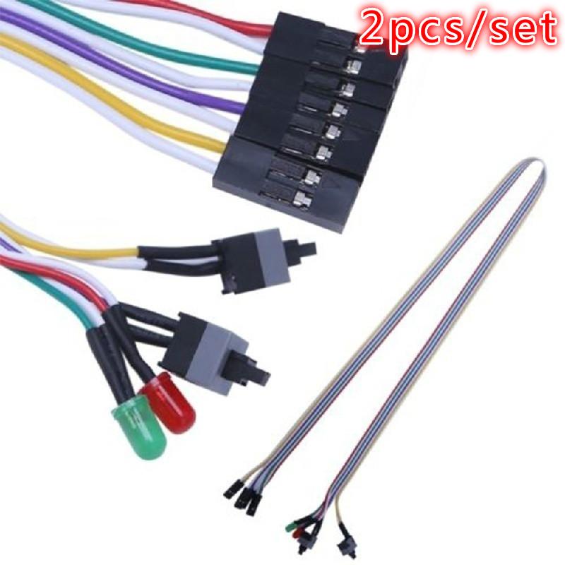 Кабель питания материнской платы ATX PC Compute 2, включение/выключение, сброс, светодиодный индикатор