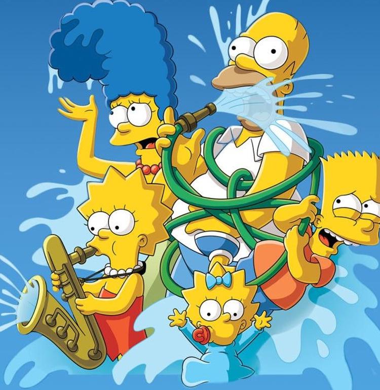 Simpsons-Themed Parent-Child Cosplay Outfit: Matching Performance Costumes