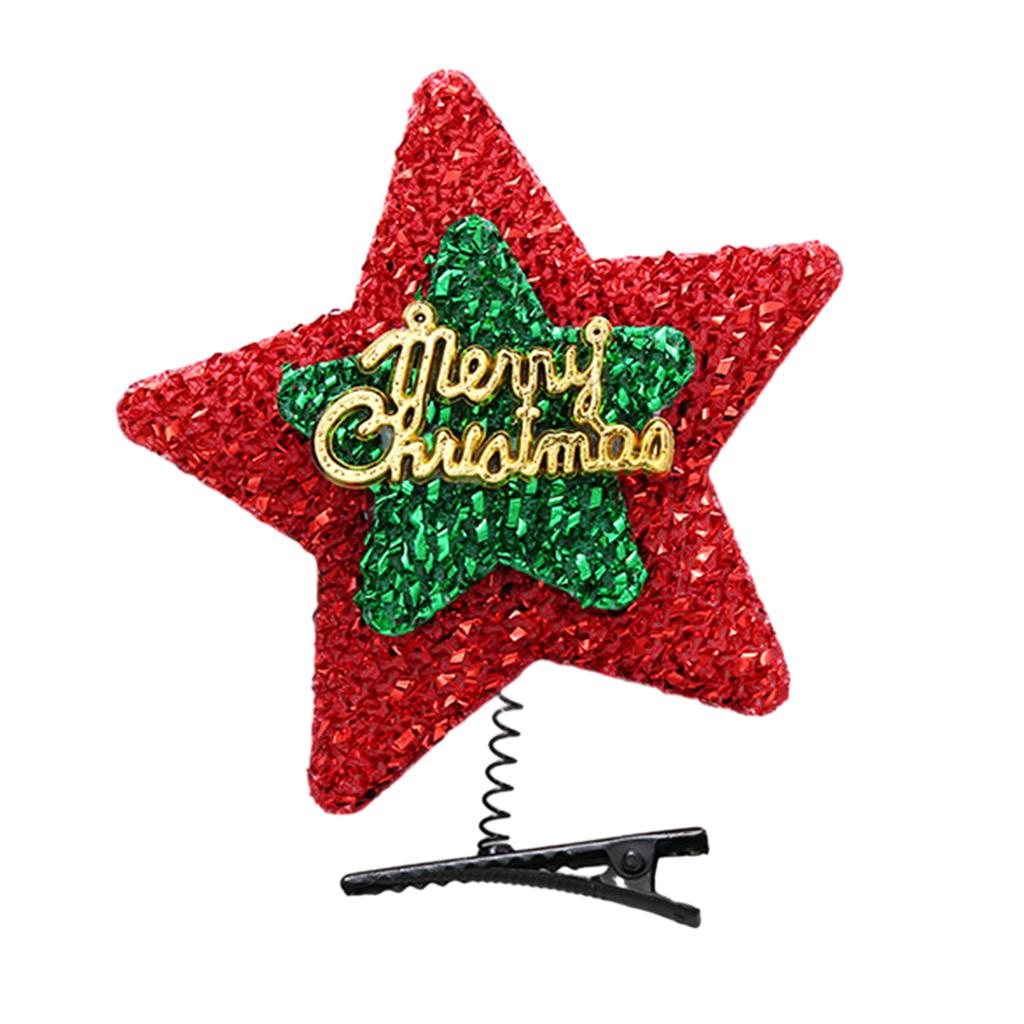 Мультфильм Рождественский Фестиваль Заколка для волос Головной убор для женщин Дети Челки Фотосъемка Покупки Путешествия Противоскользящий