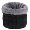 Unisex Thick Velvet Knit Neck Warmer for Cycling - Cozy and Windproof for Autumn and Winter