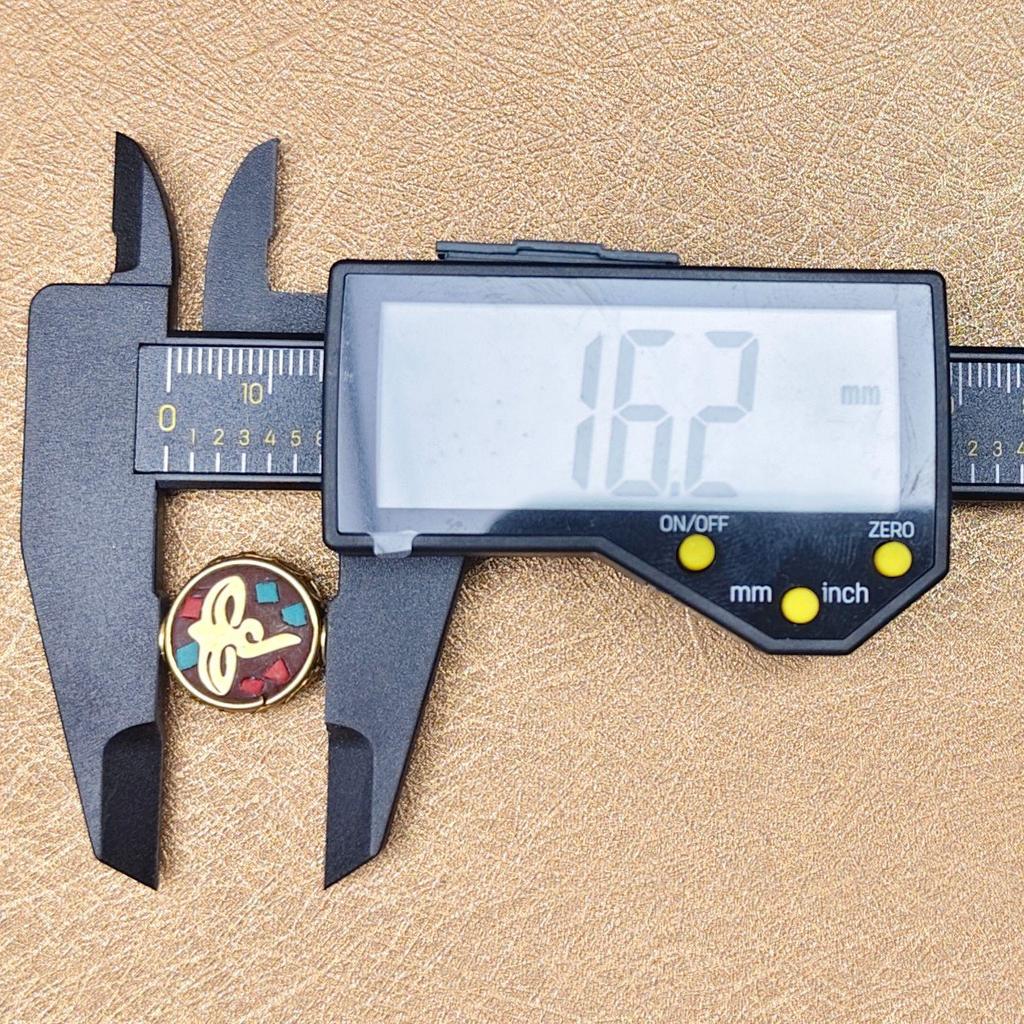 Непальское ручное изготовление шестислоговой мантры ожерелье с латунными инкрустированными бусинами