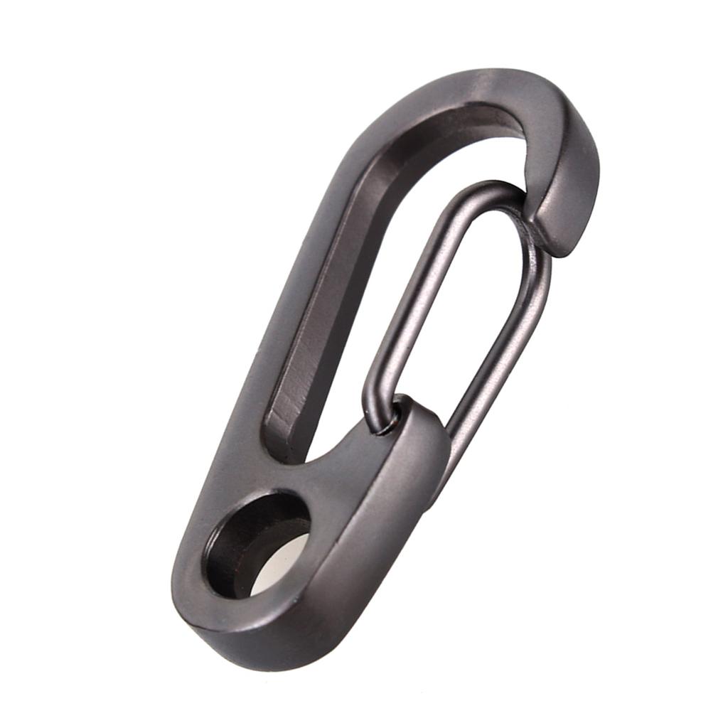 Outdoor Camping Hiking Carabiner Hook Stainless Steel Keychain Buckle