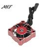 High Speed Heat Dissipation Fan RC Car Cooling Fan, 5-9V 25000RPM Waterproof Motor for 1/10 1/8 1/12 ESC Engine, 30x30mm Aluminum with Connector