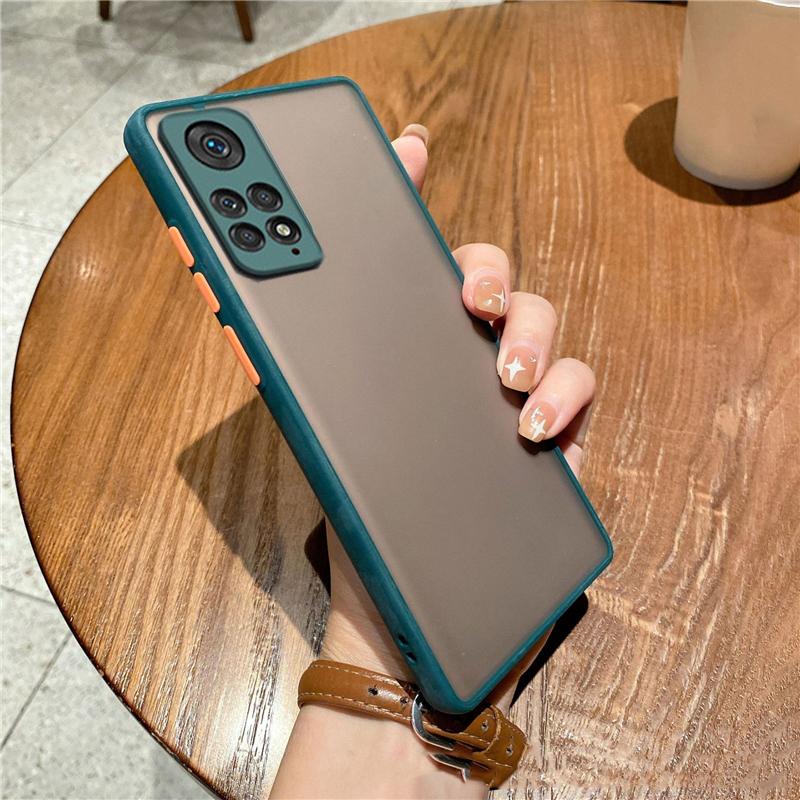 Матовый полупрозрачный жесткий силиконовый чехол для телефона Xiaomi Redmi Note 11 10 9 Pro 11S A1 10C 9T Poco C40 X4 X3 NFC M3 M4 Pro 4G 5G задняя крышка