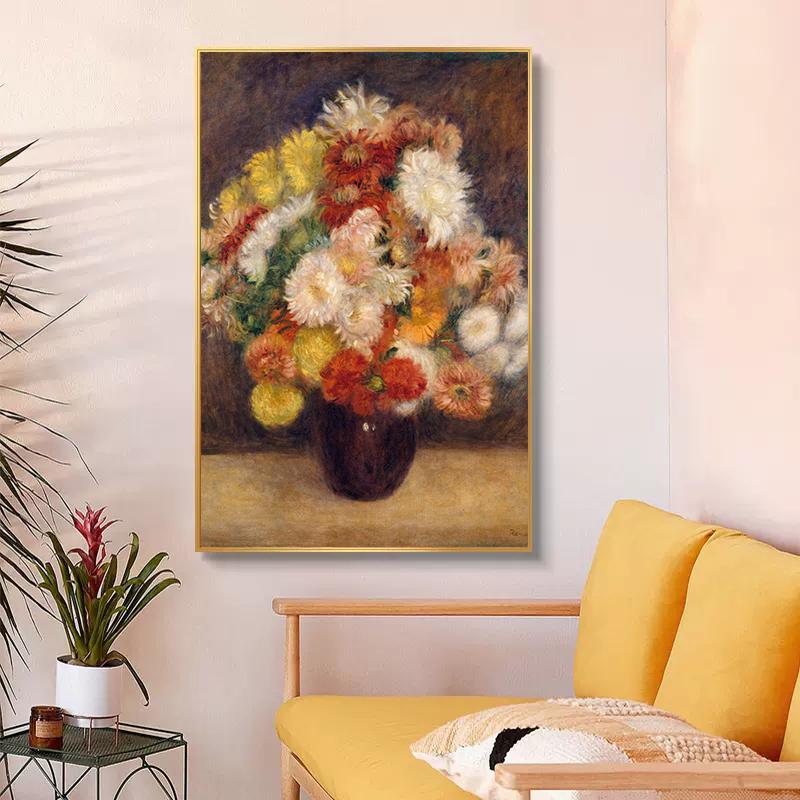 Французский импрессионист Огюст Ренуар, картина с принтом плаката, холст, картина на берегу моря, настенное искусство для галереи, домашний декор для комнаты