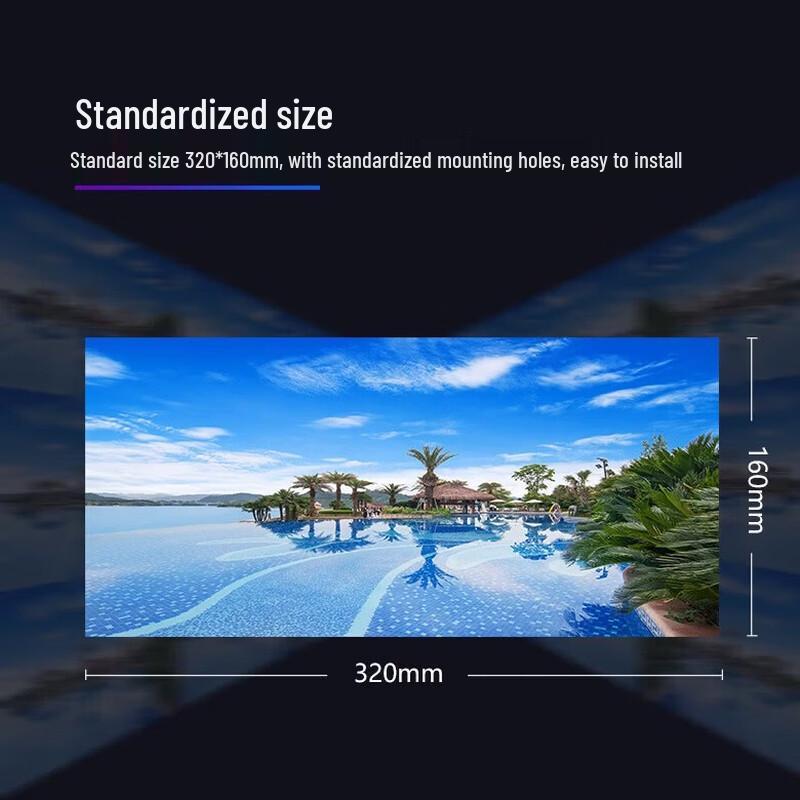 QIANGLI Q4 H Outdoor Full-Color LED Display CN plug (adapter included)
