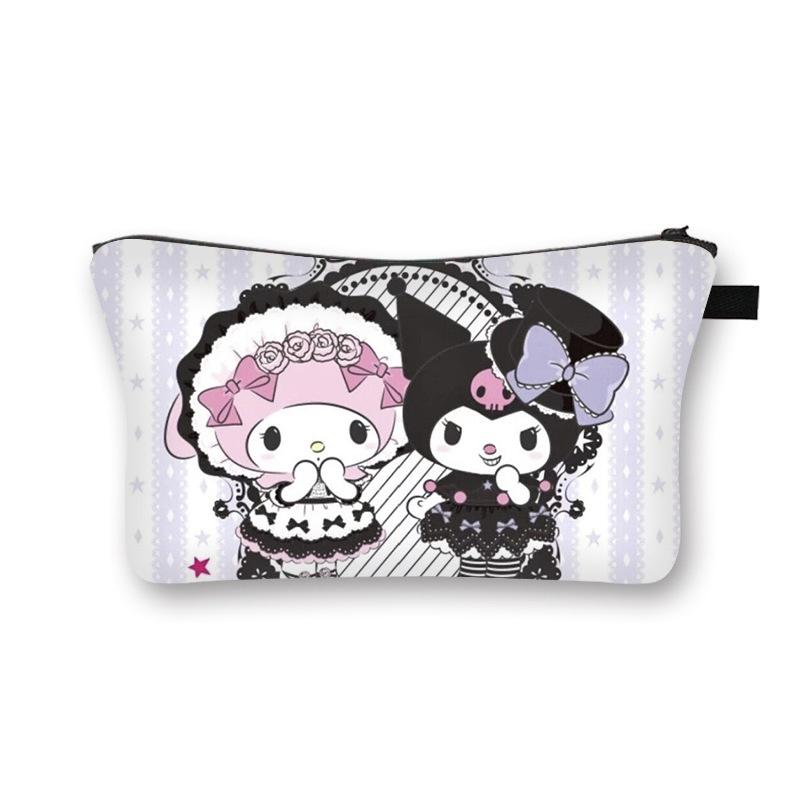 Лето 2023 Новый Стиль Sanrio Милый Сладкая Девочка Косметичка Мультяшная Студенческая Сумка для Хранения Оптом