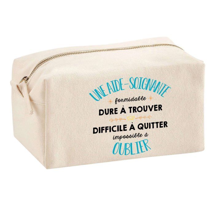 Trousse multifonction Une Aide-Soignante Formidable Cadeau Anniversaire Collègue Idée Original | Trousse Scolaire Fournitures Bureau