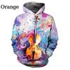 Novelty Graffiti Guitar 3D Graphic Hoodies Fashion Casual Colorful Art Splash Couple Hoodie Trendy Unisex Leisure Sweatshirt Top