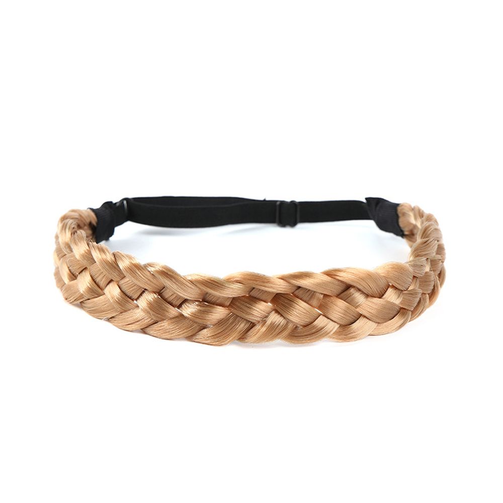 Головной убор принцессы, богемная плетеная повязка для волос, эластичная плетеная повязка на голову, обруч для волос, парик, повязки на голову