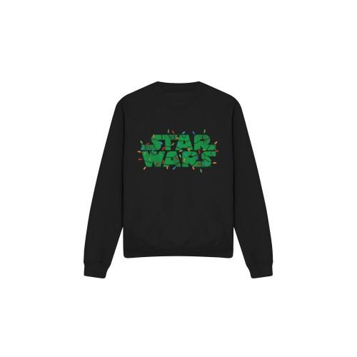 STAR WARS Толстовка с логотипом Christmas Lights для взрослых унисекс