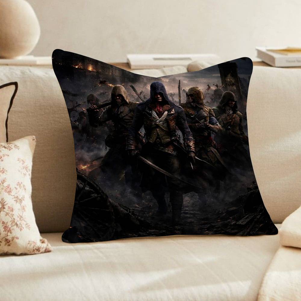 Игровой Assassin's Creed Персонализированная наволочка Детская спальня Декор для вечеринки Наволочка детская День рождения Душ Подарок