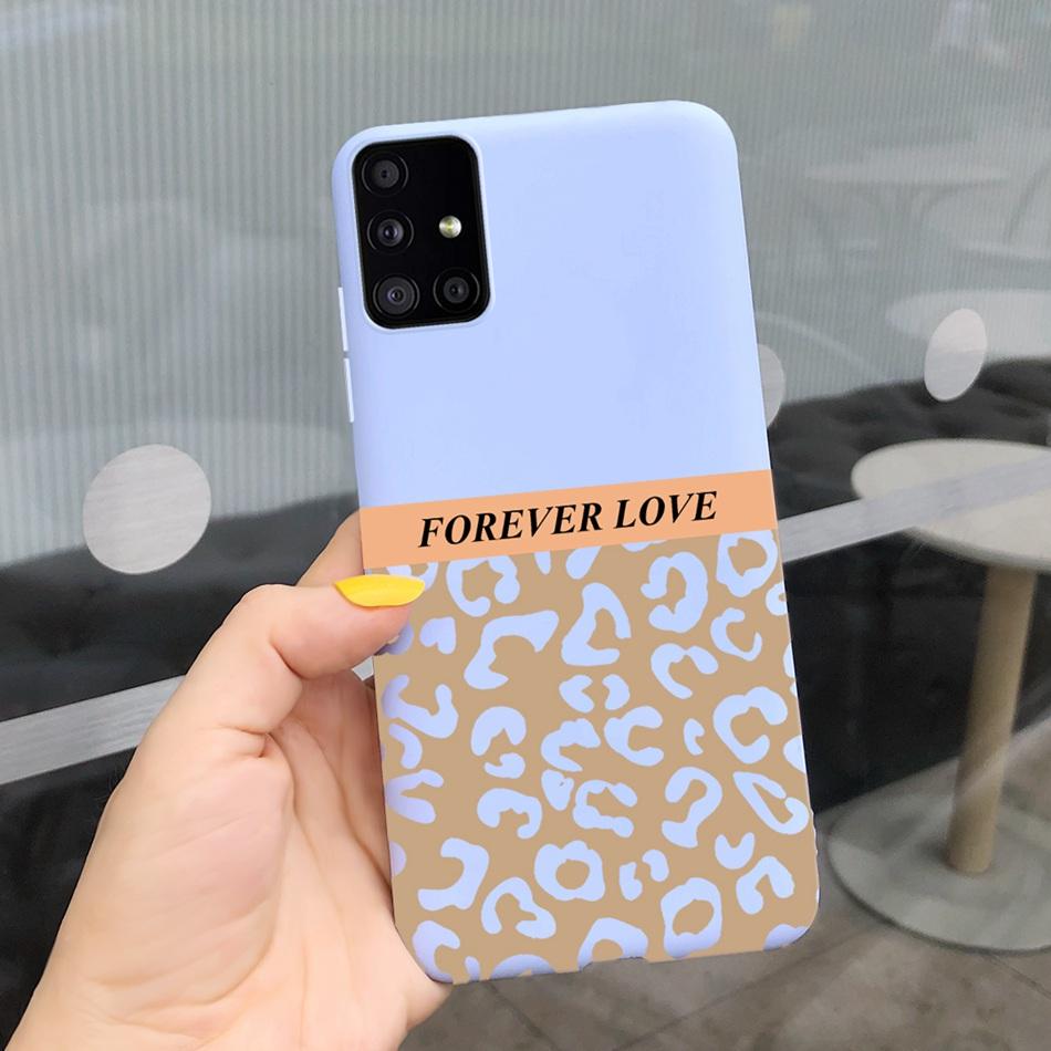 Милый Мультяшный Чехол Для Телефона Samsung Galaxy M51 M31 Конфетный Цвет Мягкий Силиконовый Задний Чехол Для Samsung M51 SM-M515F M31 Prime M315F