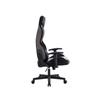 Woxter Stinger StationTitan Dark Chaise de gaming de bureau (gamer, axe acier, levage au gaz, tissu anti-taches, ergonomique,