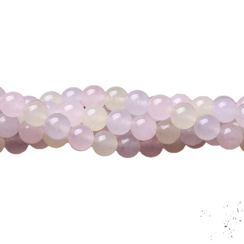 Hongchu Crystal Tricolor chalcedony loose beads DIY Ornament Accessories Three-color chalcedony loose beads semi-finished product