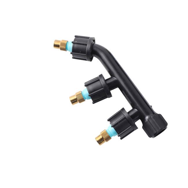 Сельскохозяйственный медный распылительный распылитель, одинарная/двойная/три сопла, садовый газонный ирригационный спринклер для распыления пестицидов