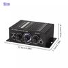 Mini Audio 2-Channel Stereo Power Amplifier Portable Sound Amplifier Aux Input Speaker Amp For Car And Home Ak270