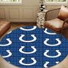 Indianapolis Colts Football Round mat, Anti-slip Circle Carpet Chair rug For livingroom,Bedroom, doormat home decor Gift Christmas Gifts