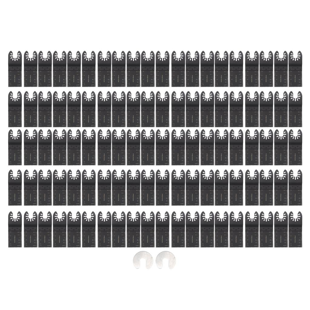 100 шт. осциллирующий инструмент лезвие 34 мм ширина зуба профессиональный универсальный высокоуглеродистая сталь мультитул