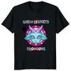 Gothic Baphomet Goat Kawaii T Shirt Satan Respects Pronouns Printed Women Tshirt Atheist Halloween Tops Satan Demon Ghost Tees