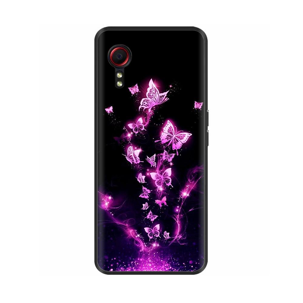 Чехол для Samsung Galaxy Xcover 7 Мягкий Гладкий Жидкий Силикон Мультяшный Корпус Телефона Для Samsung XCover7 Защитные TPU Задние Крышки