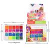 Палитра теней для век Face Color Beauty Makeup Живопись на лице Граффити Тени для век Face Color Легко очищать Face Color Makeup