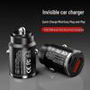 30W Invisible USB Car Charger with Super Fast Charging for Android
