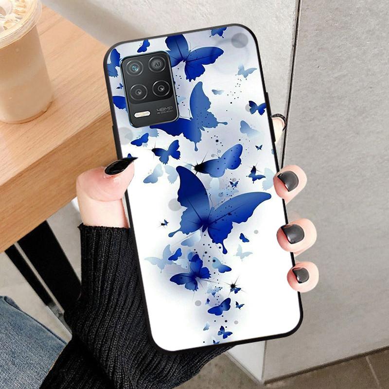 For Realme 8 4G 5G Case 8 Pro Soft Silicone Case For oppo Realme 8i RMX3151 Black Wolf Back Cover For Realme 8Pro Phone Bumper