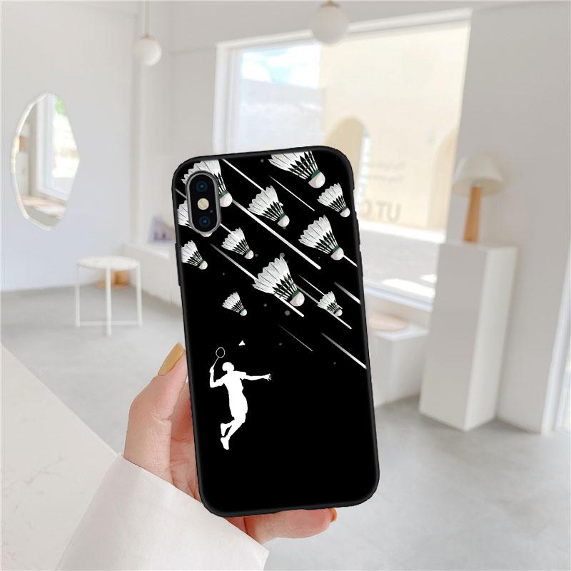 LO13 Badminton Sports Soft Shell Phone Case for Xiaomi Xiaomi Poco M4 M5 M6 M7 X3 X6 X7 F8 Ultra Pro GT NFC