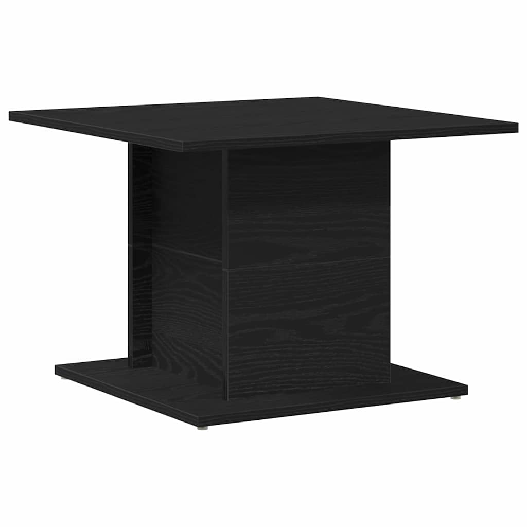 Coffee Table Black Oak Look 55.5 x 55.5 x 40 cm