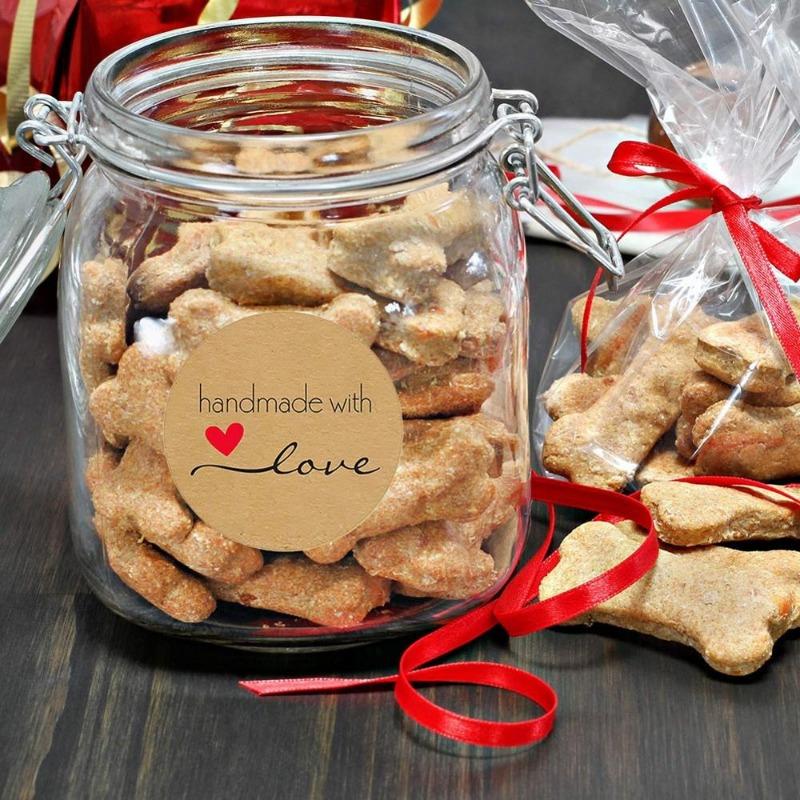 500 шт. 1,5 дюйма «сделай сам», ручная работа, ручная работа с любовной этикеткой, свадебные наклейки, клейкая наклейка, круглые крафт-этикетки