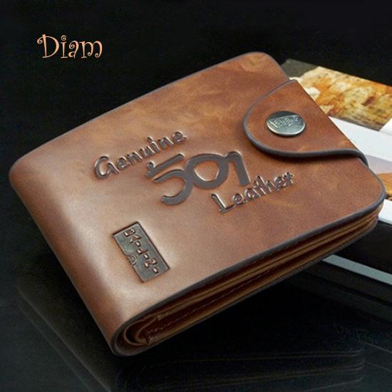 Мужской кошелек GQ из искусственной кожи, двойной кошелек, чехол для денег, тонкий кошелек для монет, карман