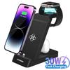 3 In 1 Fast Wireless Charger Stand For iPhone 15 14 13 12 11 X XR 8 Samsung  Watch 8 7 6 Airpods Pro Charging Dock Station