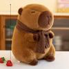 Strawberry Hat Capybara Plush Toy Simulation Turtle Backpack Capibara Stuffed Animals Pendant Plush Toy Stuffed Doll Kids Gifts