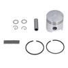 Outboard Motor Piston Set 6E7?11631?00?97 Boat Motor Piston Assy Ring Set with Piston Pin Roller for 2 Stroke 15HP Outboard Engine