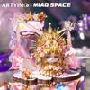 MU Venus MIAO 3D Металлический Пазл Набор для Сборки Своими Руками, Головоломка, Декор для Офиса, Подарок на День Рождения, Рождество, Хэллоуин, Коллекционный Креатив