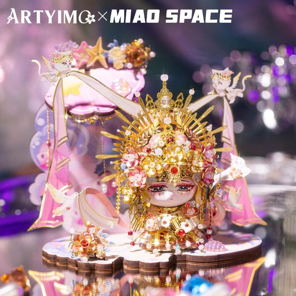 MU Venus MIAO 3D Металлический Пазл Набор для Сборки Своими Руками, Головоломка, Декор для Офиса, Подарок на День Рождения, Рождество, Хэллоуин, Коллекционный Креатив