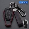 2 Buttons Soft Leather Car Key Case Cover Shell for Benz W203 W204 W212 C180 GLK300 CLS CLK CLA SLK C S E Class Accessories