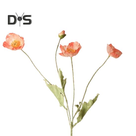 Искусственный цветок со стеблем, реалистичный домашний офисный стол, центральная часть свадебного искусственного цветка, ветка, искусственная цветочная композиция, украшение, реквизит для фото